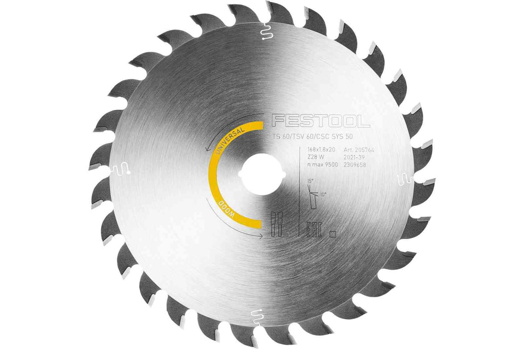 FESTOOL - Saw blade HW 168x1,8x20 W28 US
