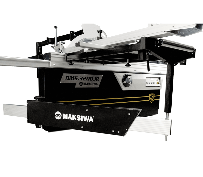 Maksiwa BMS.3200.IR 1Phase - Sliding Panel Saw 126" - Dado Blade and Scoring Blade