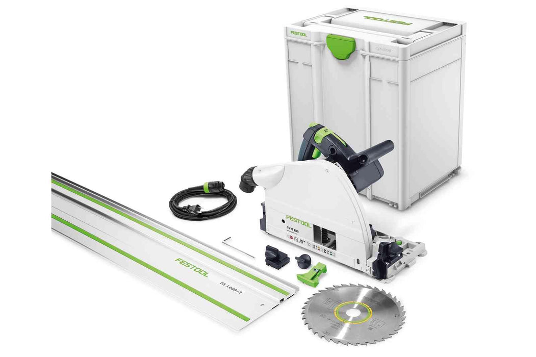 Festool - Plunge Cut Track Saw TS 75 EQ-F-Plus-FS