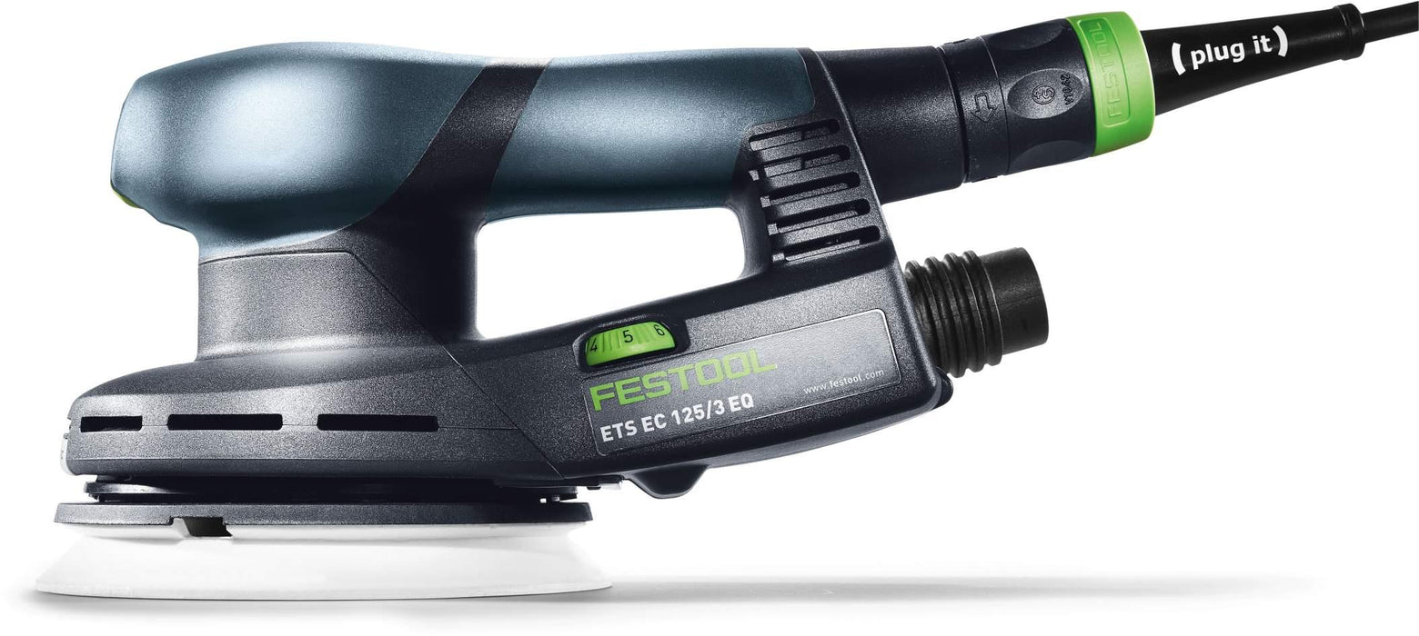 Festool ETS EC 125/3 EQ-Plus 125mm (5") Compact Brushless Finish Sander w/ Systainer3