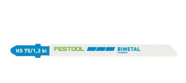 FESTOOL- Jigsaw blade HS 75/1,2 BI/5 METAL STEEL/STAINLESS STEEL