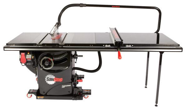 SawStop PCS175-TGP252 1.75 HP Professional Cabinet Saw with 52” Professional T-Glide fence system, rails & extension table