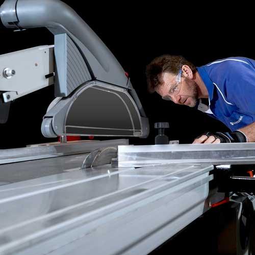 Maksiwa BMS.3200.IR 1Phase - Sliding Panel Saw 126" - Dado Blade and Scoring Blade