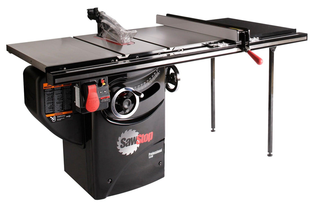 SawStop PCS31230-TGP236 3HP Professional Cabinet Saw with 36” Professional T-Glide Fence System