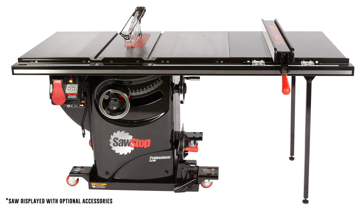 SawStop PCS31230-TGP236 3HP Professional Cabinet Saw with 36” Professional T-Glide Fence System