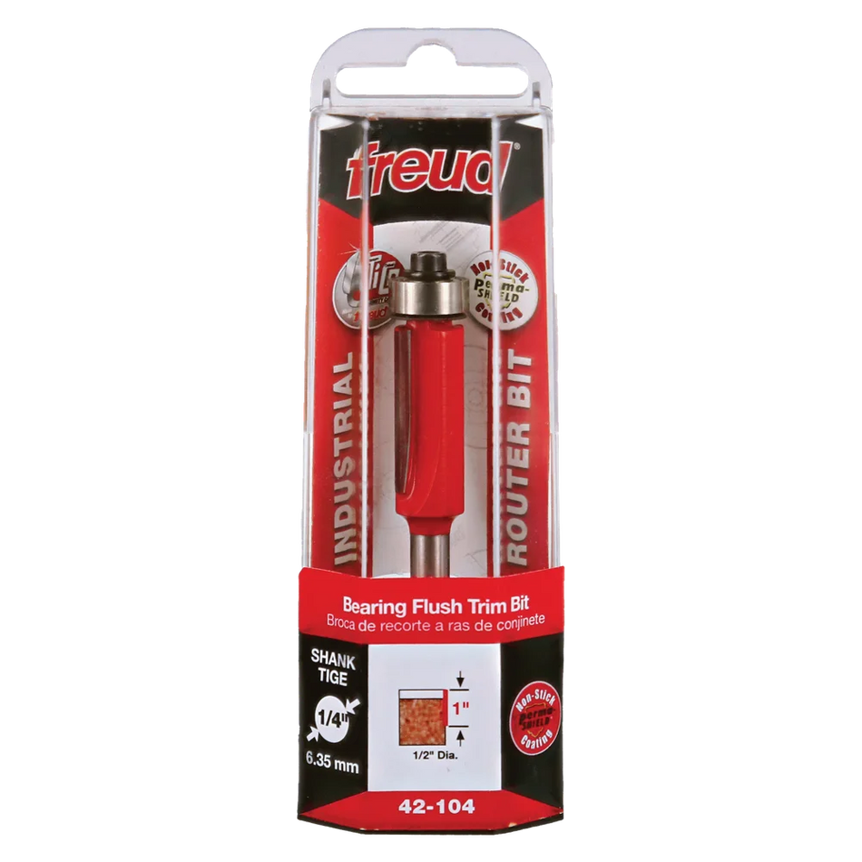 Freud 1/2" (Dia.) Bearing Flush Trim Bit 42-104