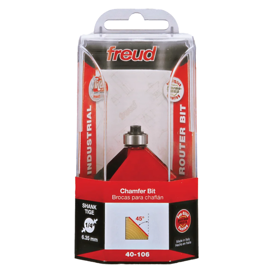 Freud 1-3/4" (Dia.) Chamfer Bit 40-106