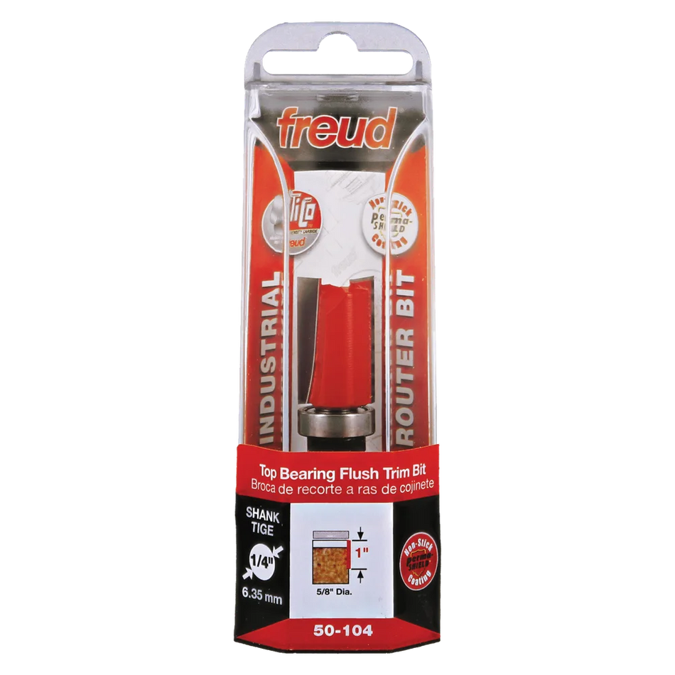Freud 5/8" (Dia.) Top Bearing Flush Trim Bit