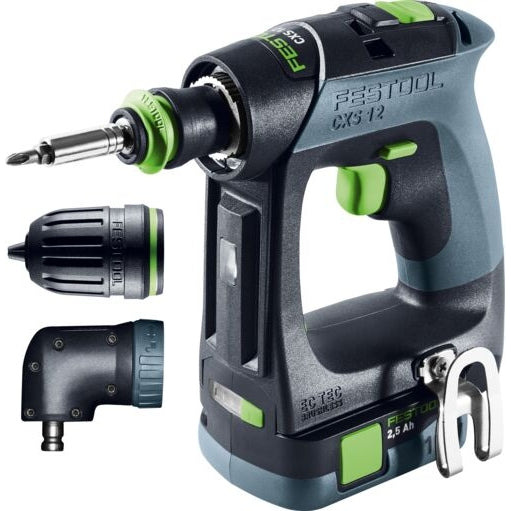 Festool Cordless Drill CXS 12 2,5 |Set