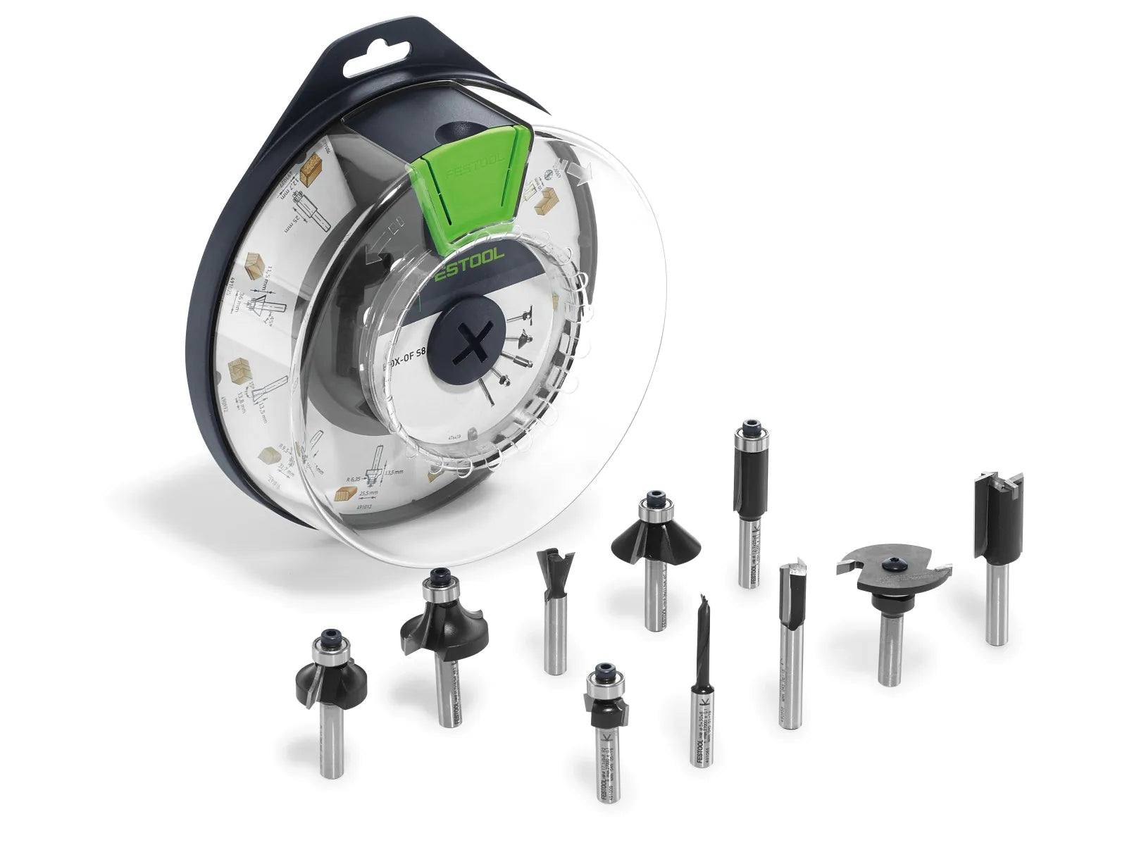 Festool Box-OF HW S8 Mix Router Bits | Set – Taco Tools