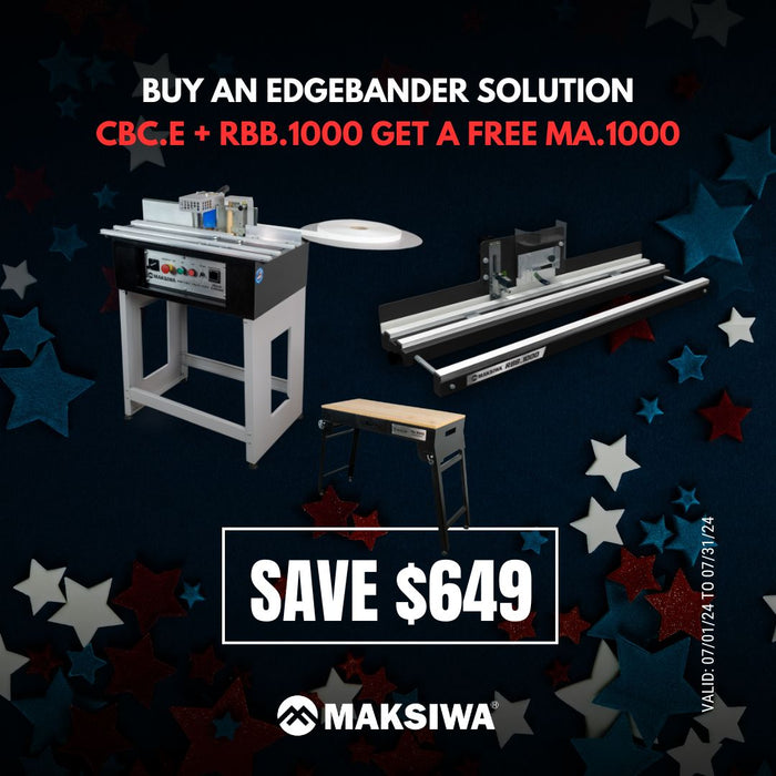 BUY AN EDGEBANDER SOLUTION CBC.E + RBB.1000 GET A FREE MA.1000