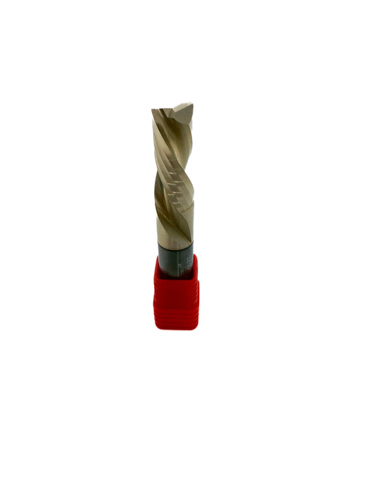 KWS - Coated Spiral Plunge Long Down-Cut Router Bit 1/2 Dia x 1-1/4 CH x 1/2 SHK 3" Leng