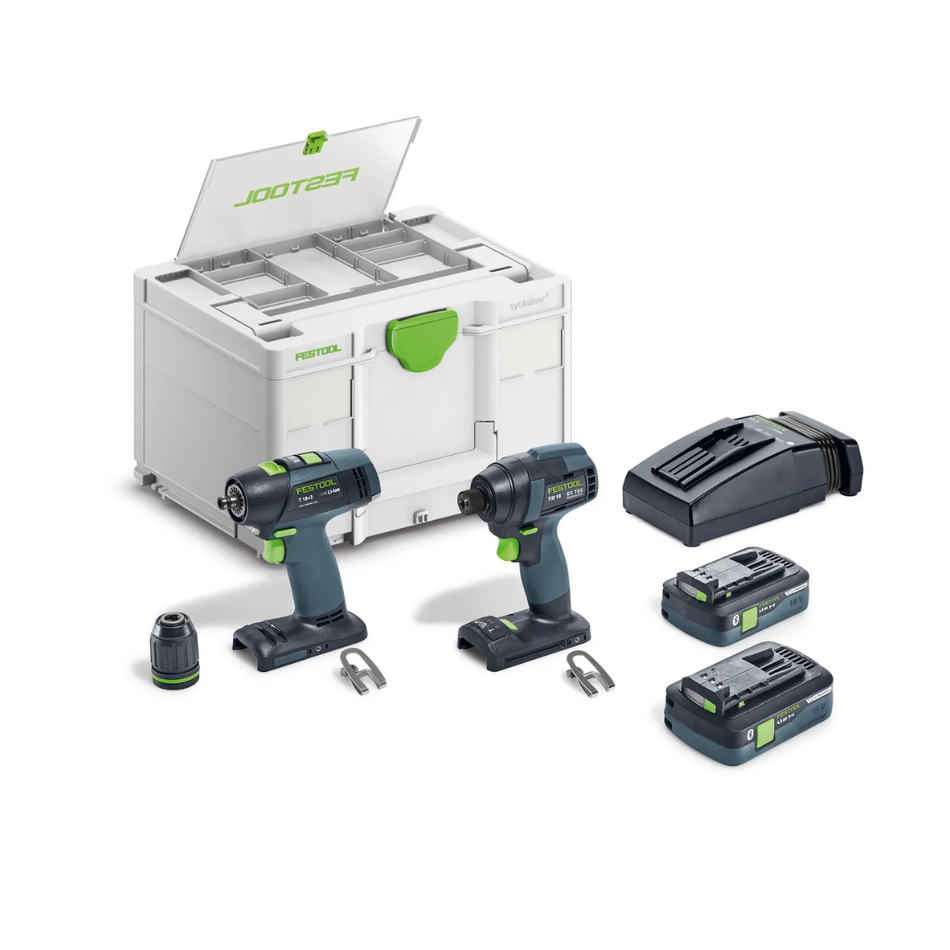 Festool Impact Driver and Drill set TID18 HPC 4,0I | Set T18