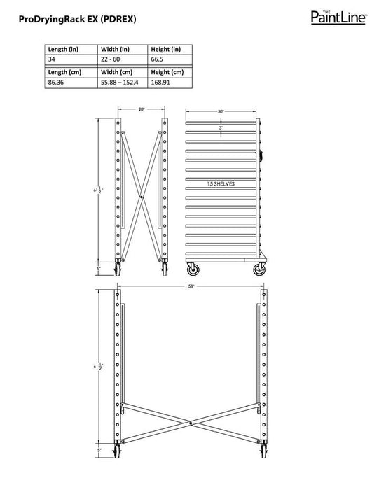 PaintLine PDREX Shelf Sleeves (Set of 30)