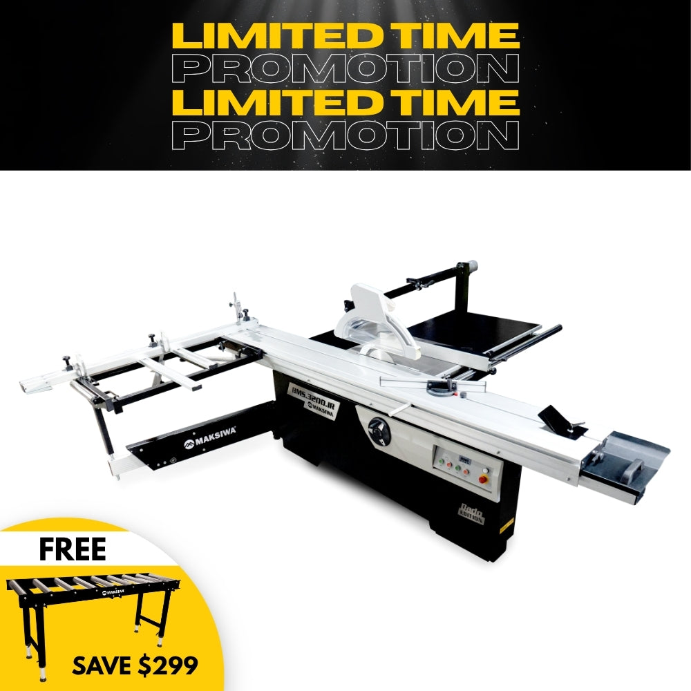 Maksiwa BMS.3200.IR Dado Edition + Free PRA/9 Roller Stand