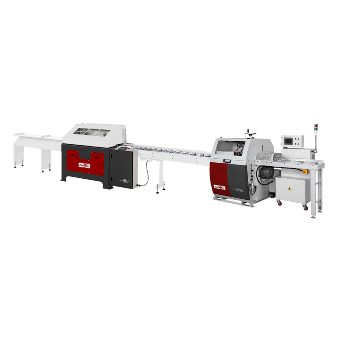 Cantek - EM12 End Matcher & CFS100 Automatic Defect Cut Off Chop Saw