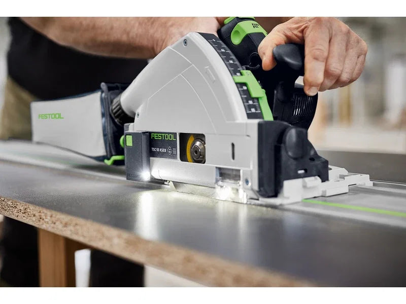 Festool LM-TS/TSC Light Module illuminating cut line