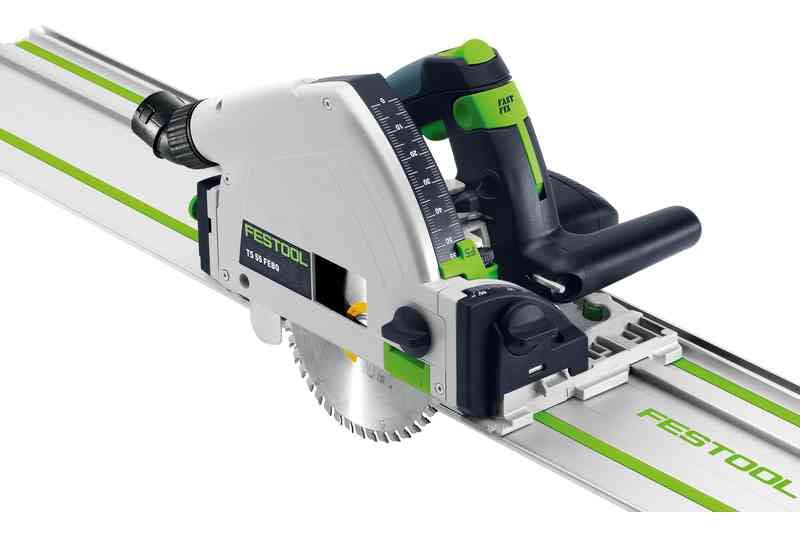 FESTOOL - Plunge Cut Track Saw TS 55 FEQ-F-Plus-FS (With Guide Rail)