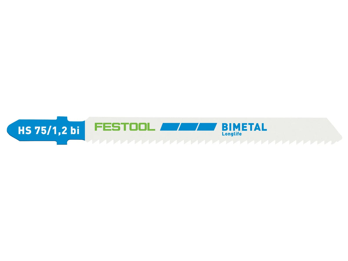 Festool Jigsaw Blade HS 75/1,2 BI/5 Metal Steel/Stainless Steel — article 204270
