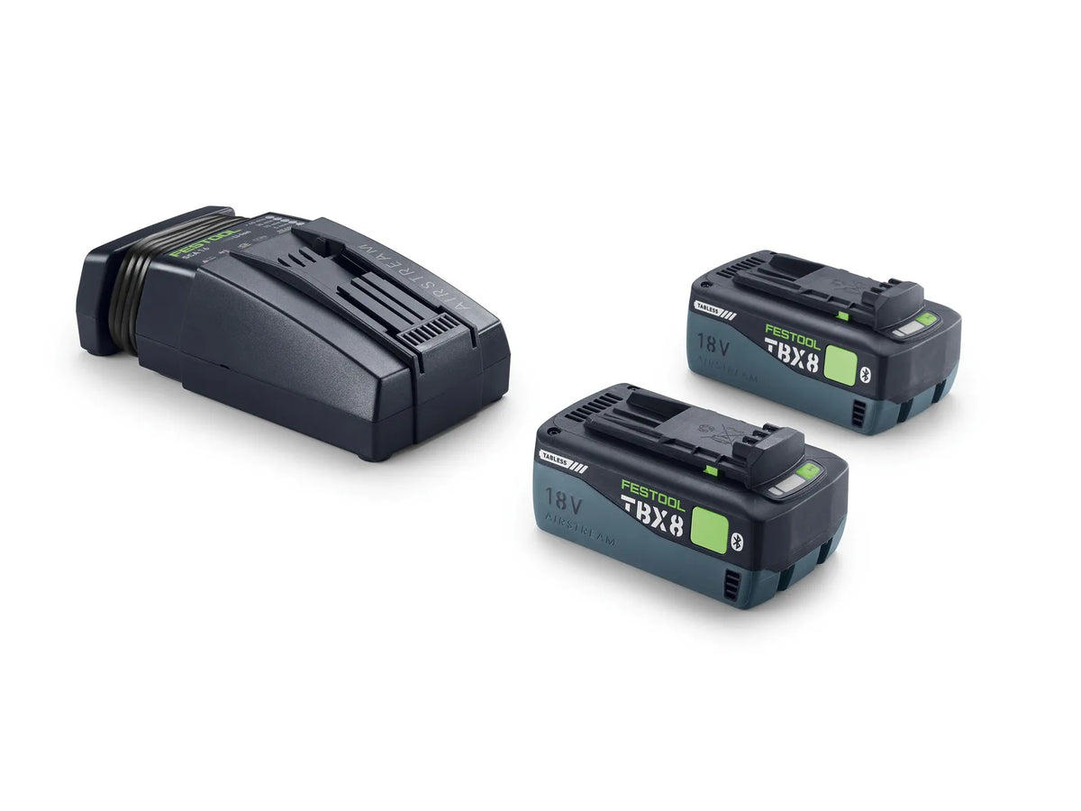 Festool Starter Kit 18V 2xTBX8/SCA16 US — official Festool product photo
