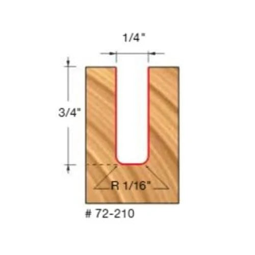 Freud Radius Tip Upcut Bit 72-210
