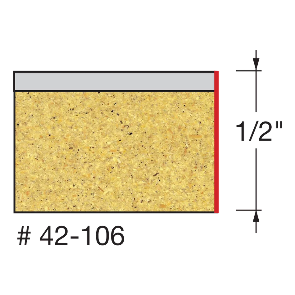 Freud 1/2" (Dia.) Bearing Flush Trim Bit 42-106
