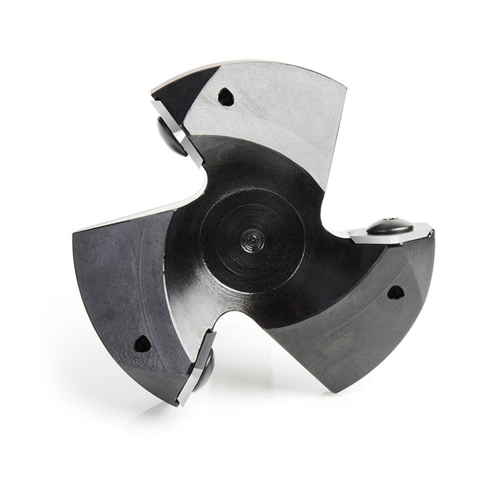 KREFELD - CNC Insert Carbide 3 Wing/Flute Heavy Duty Spoilboard Plunging, Surfacing, Planing, Flycutter & Slab Leveler/ 63.5 mm (Diameter) x 21.03 mm x 12.7 mm (Shank)