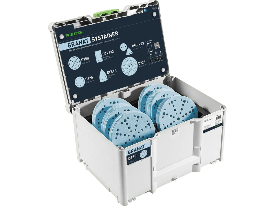 Abrasives Systainer³ SYS-STF D150 GR-Set