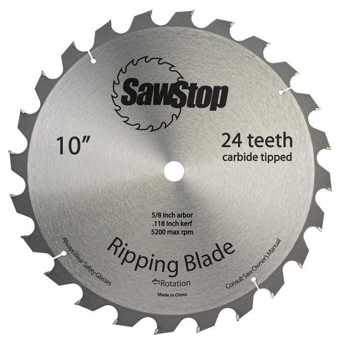 SawStop BTS-R-24ATB 24-Tooth Ripping Table Saw Blade