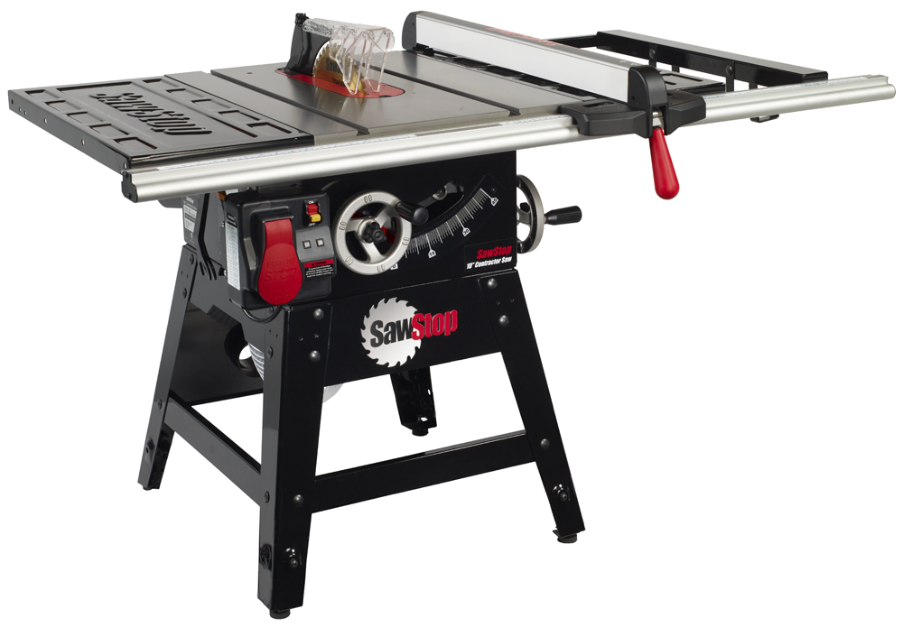 SawStop CNS175-SFA30 1.75HP Contractor Saw with 30” aluminum extrusion fence & rail kit