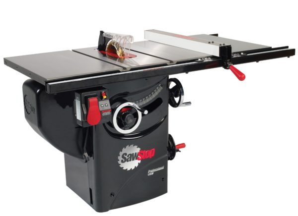 SawStop PCS175-PFA30 1.75HP Professional Cabinet Saw with 30” Premium fence system, rails & extension table