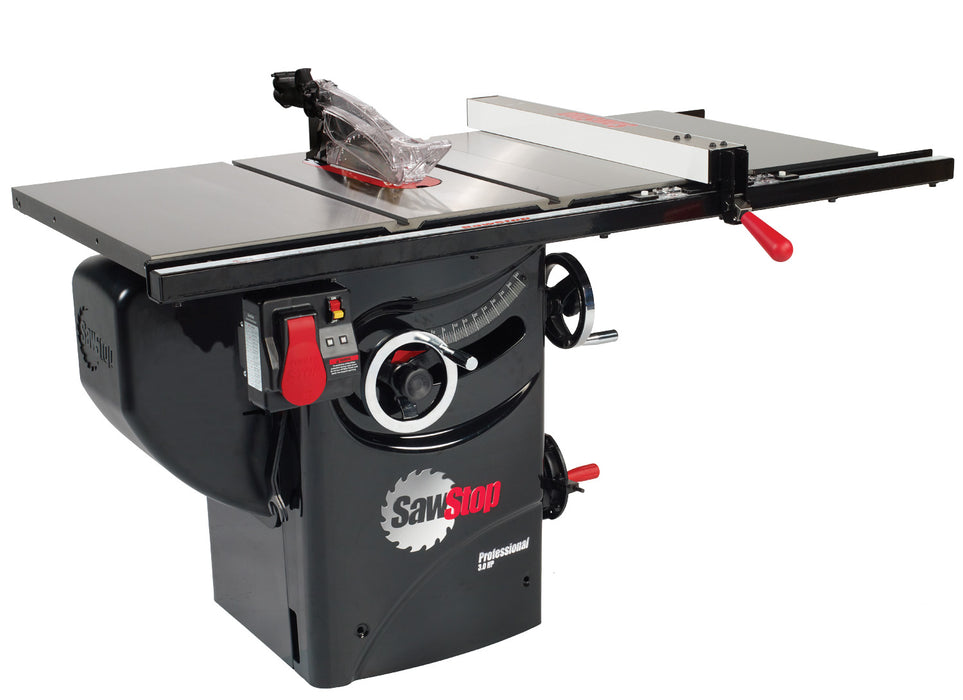 SawStop PCS31230-PFA30 3HP Professional Cabinet Saw with 30” Premium Fence System