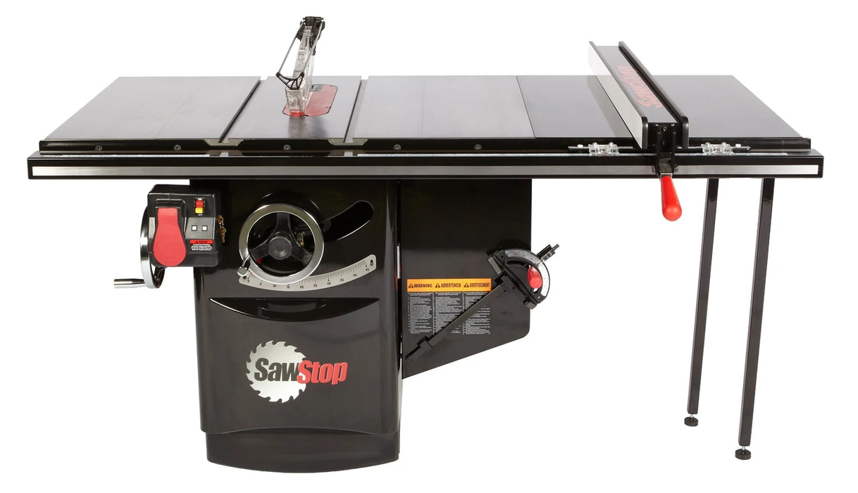 SawStop ICS73230-36 7.5HP, 3PH, 230v Industrial Cabinet Saw with 36” Industrial T-Glide Fence System